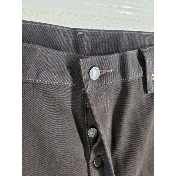 Levis 501 Jeans Men 38x32 Dk Brown ButtonFly Wide (39x29) 08/12 Deadstock NWOT - Picture 7 of 11